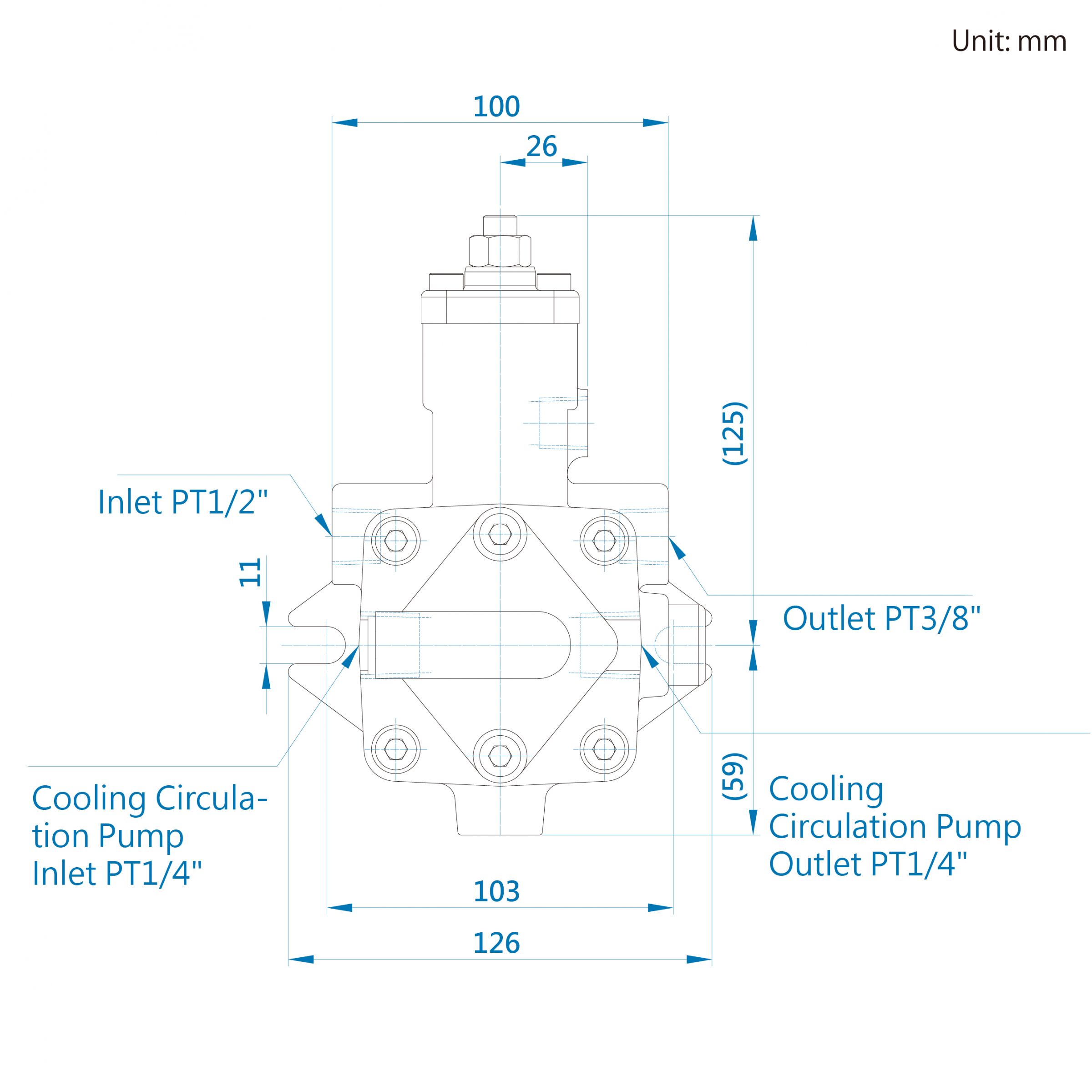 CML Measurement, Dimension, diagram SF + CG